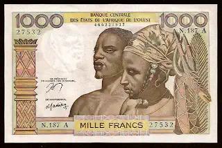 1 000 francs P - 103 A m P-103A