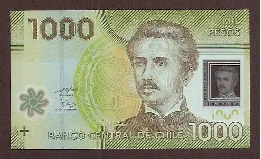1 000 pesos P - New P-NEW - Frente/Verso