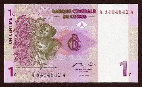 1 Centime - P 80 P-80 - Frente/Verso