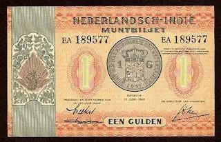 1 Gulden - P 108 P-108 - Frente/Verso