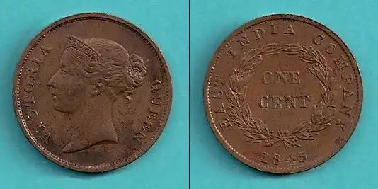1 centimo 1845