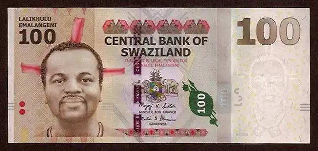 100 emalangeni - P new 2 P-NEW2 - Frente/Verso