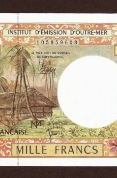 100 francs - french pacific territ p 2 j P-2J - Frente/Verso