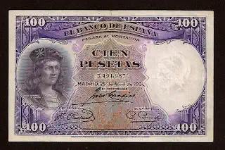 100 pesetas - P 83 P-83 - Frente/Verso