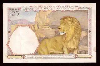 25 Francs - P 30 P-30 - Frente/Verso - Image 2