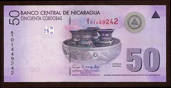 50 Cordoba - New - Frente/Verso