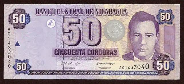 50 Cordoba - P 193 P-193 - Frente/Verso
