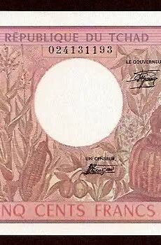 500 francs - P 6 P-6 - Frente/Verso